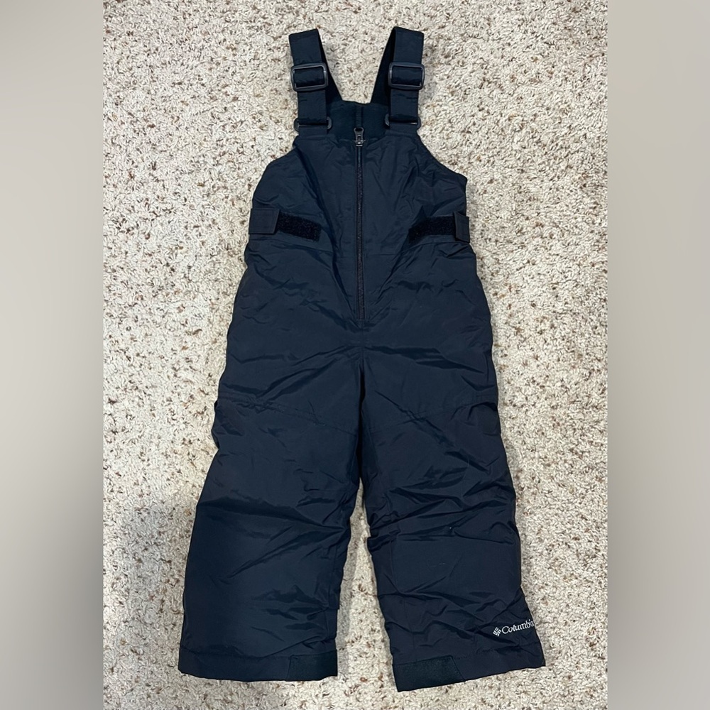 EUC Columbia bib snow pants, black, 3t